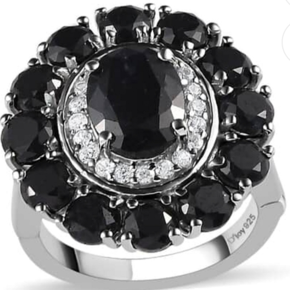 Dark Blue Sapphire 💍 Size 8 NEW! *Special Feature - Picture 4 of 10